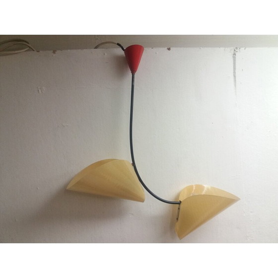 Image 1 of Lustre vintage par Josef Hůrka pour Napako, Tchécoslovaquie 1960