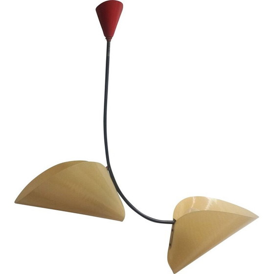 Image 1 of Lustre vintage par Josef Hůrka pour Napako, Tchécoslovaquie 1960