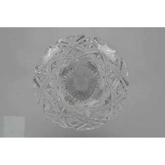Image 1 of Coupe en cristal vintage, Tchécoslovaquie 1960