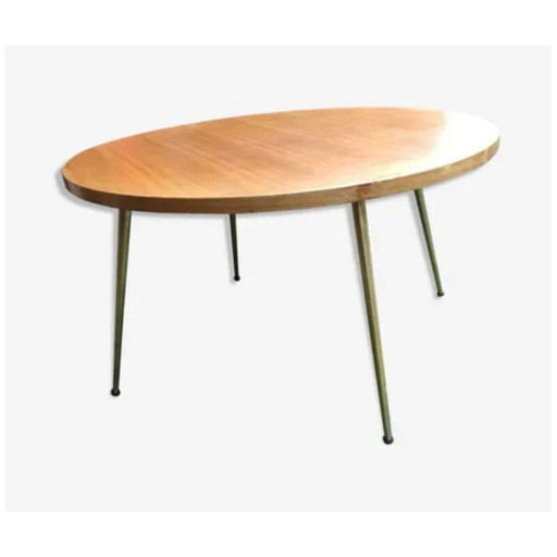 Table basse vintage en acajou, 1960