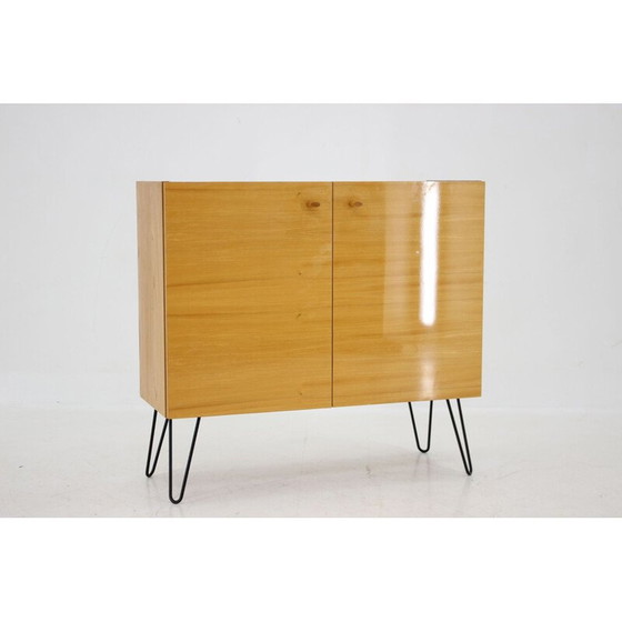 Image 1 of Armoire vintage en bois de bouleau, tchèque 1970