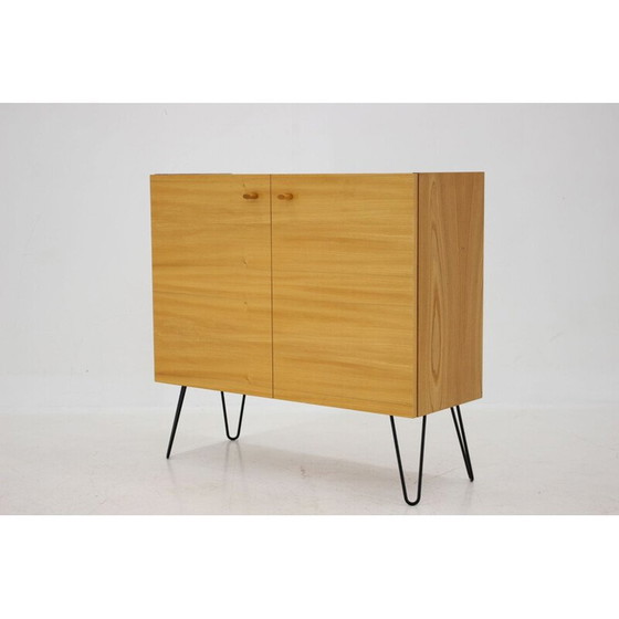 Image 1 of Armoire vintage en bois de bouleau, tchèque 1970