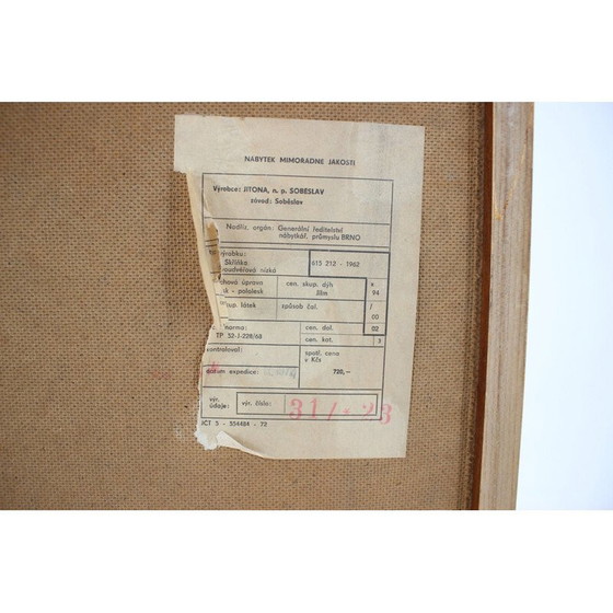 Image 1 of Armoire vintage en bois de bouleau, tchèque 1970