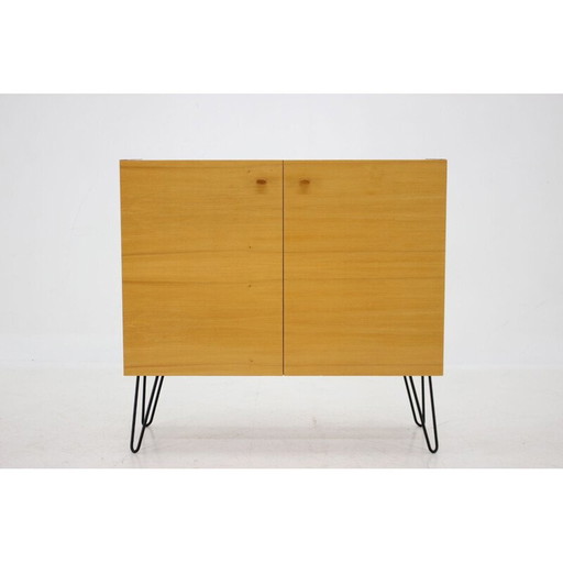 Armoire vintage en bois de bouleau, tchèque 1970