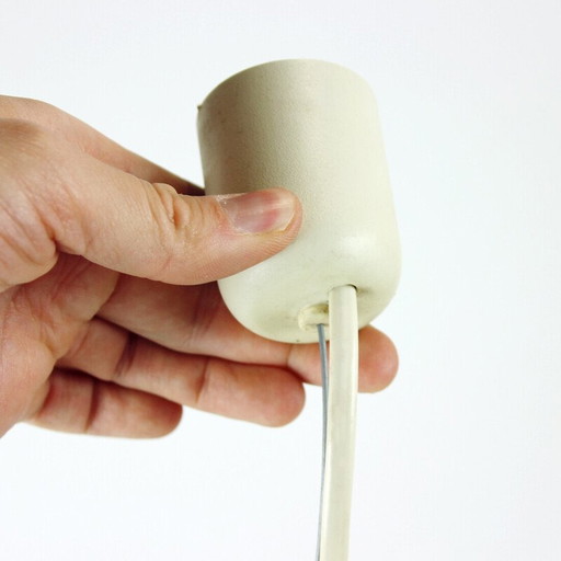 Lampe suspendue vintage en rotin, Tchécoslovaquie 1960