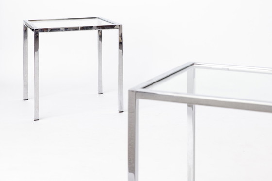 Image 1 of Paire de tables d'appoint vintage 1970S