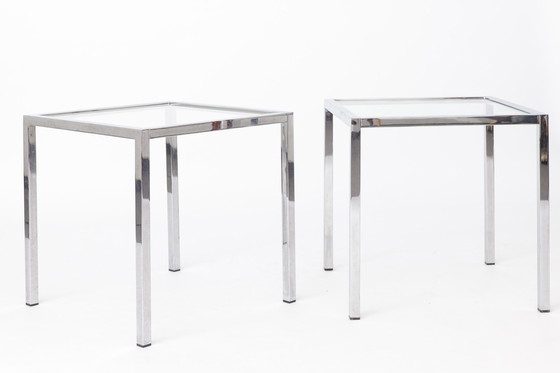 Image 1 of Paire de tables d'appoint vintage 1970S