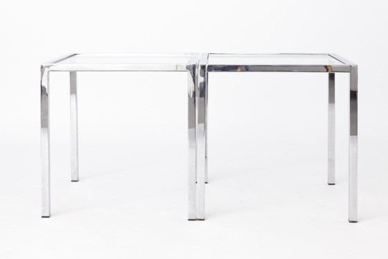 Image 1 of Paire de tables d'appoint vintage 1970S