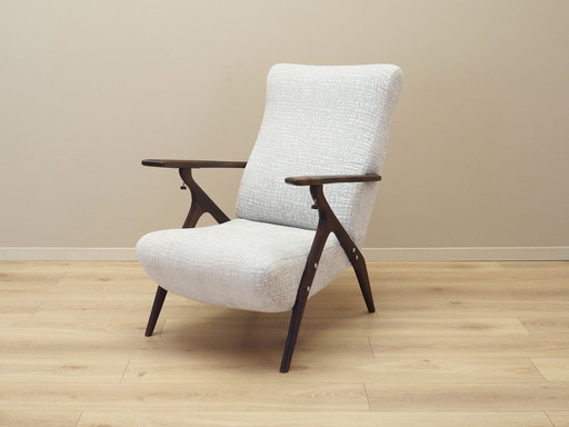 Fauteuil en hêtre, Design italien, 1970S, Production : Italie