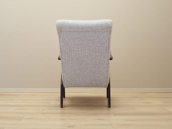 Image 1 of Fauteuil en hêtre, Design italien, 1970S, Production : Italie