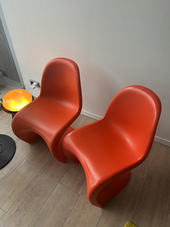 Image 1 of 2 X Chaise Panton rouge de Vitra