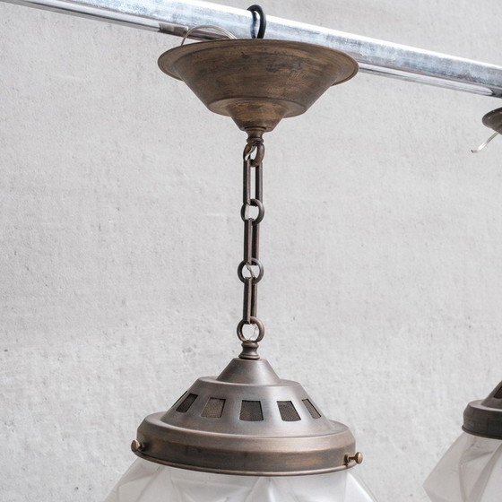 Image 1 of Paire de lampes suspendues vintage, Belgique 1950