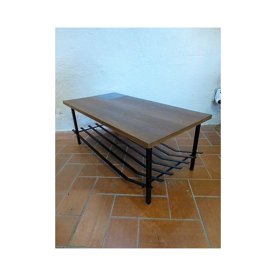 Image 1 of Table basse vintage en céramique et métal, 1960