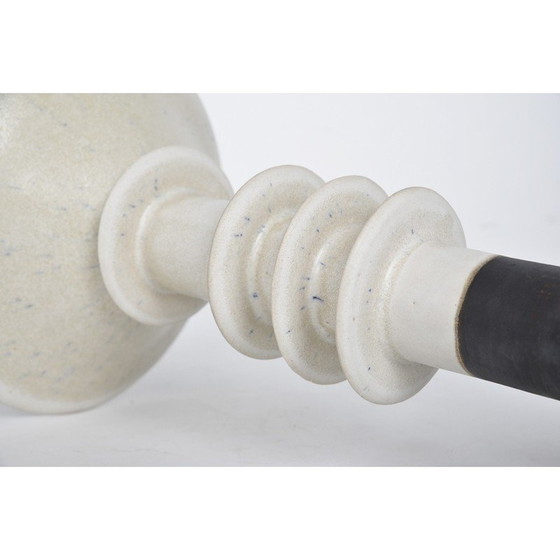 Image 1 of Poterie vintage en grès "pagoda pot" d'Alan Ashpool, Angleterre, années 1970