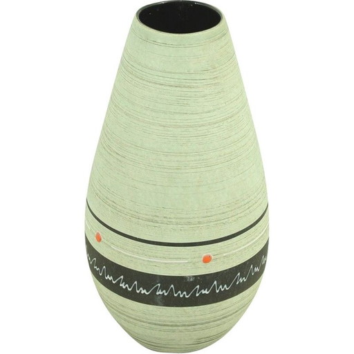Vase en céramique vintage modèle 45540 pour Übelacker