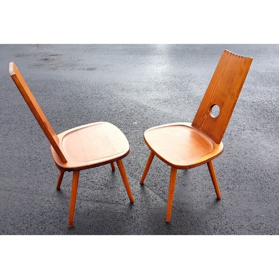 Image 1 of Paire de chaises slend vintage 1970