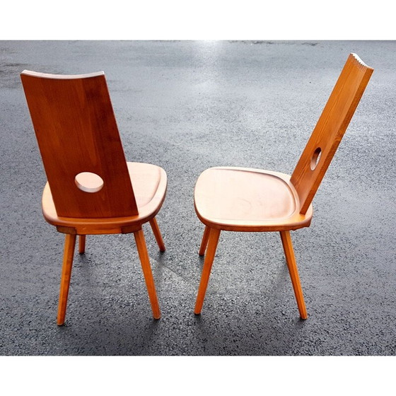 Image 1 of Paire de chaises slend vintage 1970