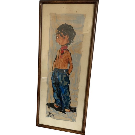 Image 1 of Peinture au couteau vintage de Léon Gasser
