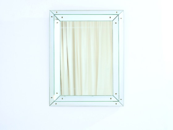 Image 1 of Jacques Adnet Grand miroir Parclose Art Déco 1947