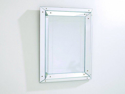 Jacques Adnet Grand miroir Parclose Art Déco 1947