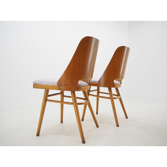 Image 1 of Paire de chaises de salle à manger vintage, Ton, Design by Oswald Haerdtl, 1950s