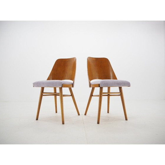 Image 1 of Paire de chaises de salle à manger vintage, Ton, Design by Oswald Haerdtl, 1950s
