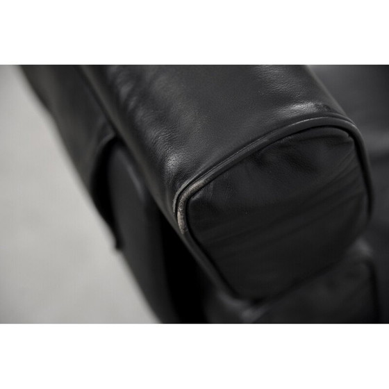 Image 1 of Fauteuil de bureau en cuir pivotant vintage allemand, années 1960