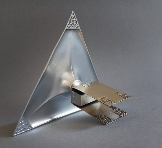 Image 1 of Rare Cendrier Wmf Modèle Nº120 Brass&Tinn Celtic Jugendstil 1905