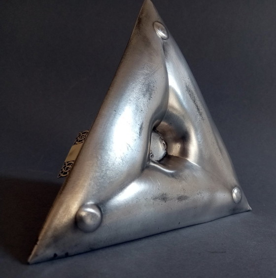 Image 1 of Rare Cendrier Wmf Modèle Nº120 Brass&Tinn Celtic Jugendstil 1905