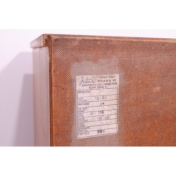 Image 1 of Store vintage en bois de hêtre et contreplaqué pour Interier Praha, Tchécoslovaquie 1950