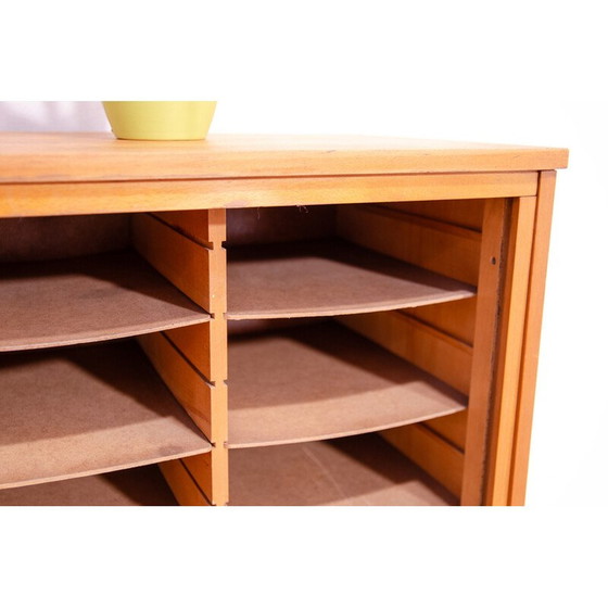 Image 1 of Store vintage en bois de hêtre et contreplaqué pour Interier Praha, Tchécoslovaquie 1950