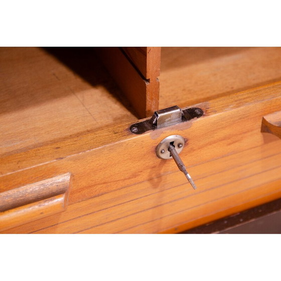 Image 1 of Store vintage en bois de hêtre et contreplaqué pour Interier Praha, Tchécoslovaquie 1950