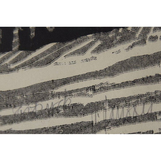 Image 1 of Graphisme moderne vintage de Vide Jansson et Träsnitt, 1960