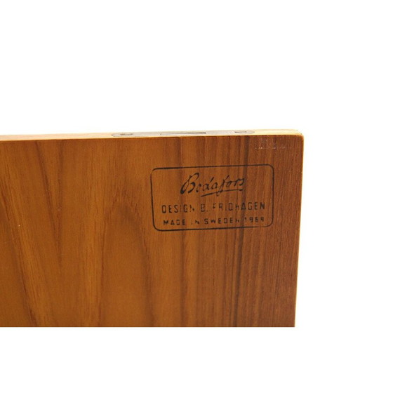 Image 1 of Buffet vintage en teck par Bertil Fridhagen pour Bodafors, Suède 1960