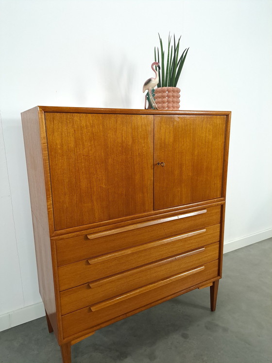 Image 1 of Design Wk Möbel Commode en teck Armoire Vintage