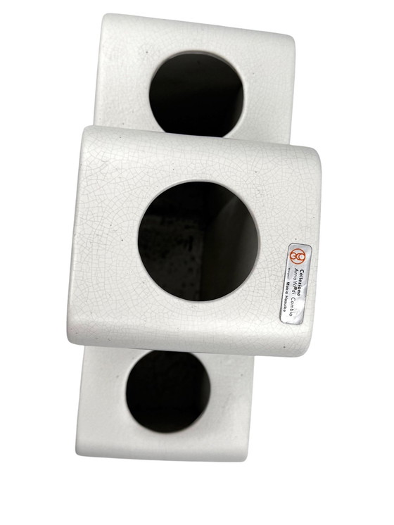 Image 1 of Makio Hasuike, Vase en céramique de l'ère spatiale, Arnolfo di Cambio, Italie 1975