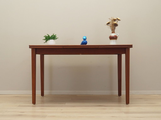 Table en teck, Design danois, 1970S, Production : Danemark