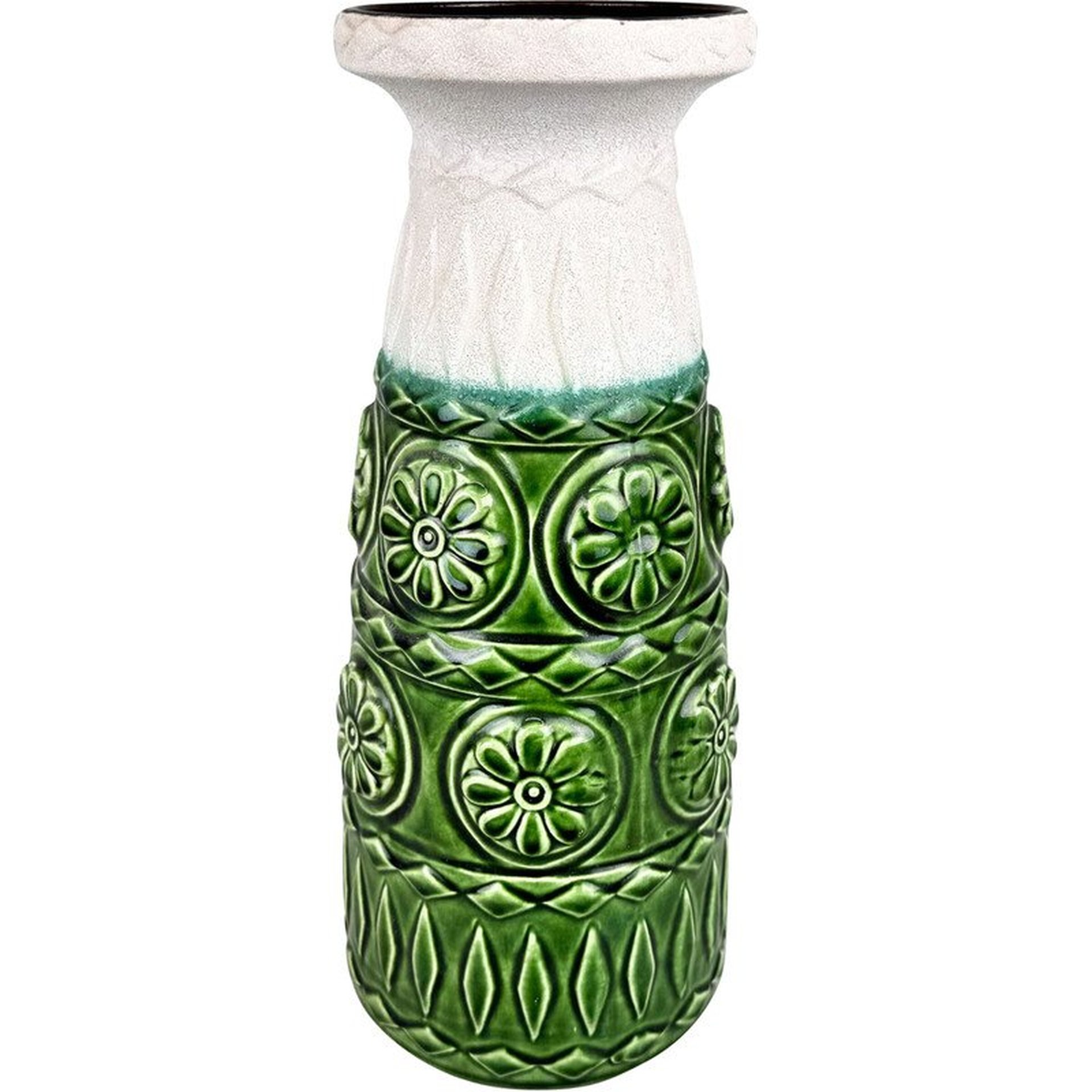 Vase de lave Ricordo Di San Marino par Marmaca 1950S Vase de lave Ricordo Di San Marino par Marmaca 1950S