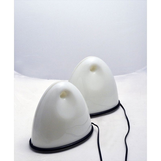 Image 1 of Paire de lampes Lalea vintage en plastique et caoutchouc par Bruno Gecchelin pour Iguzzini, 1977s