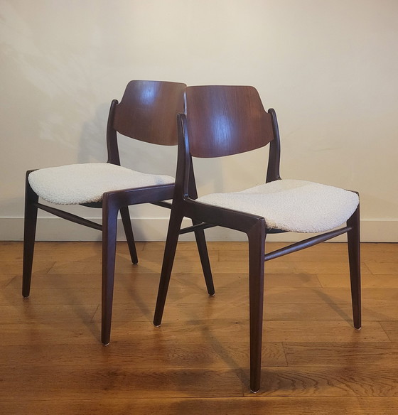 Image 1 of Chaises de salle à manger par Hartmut Lohmeyer pour Wilkhahn