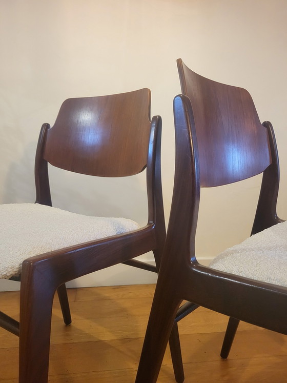 Image 1 of Chaises de salle à manger par Hartmut Lohmeyer pour Wilkhahn