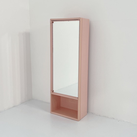 Image 1 of Armoire à pharmacie rose par Olaf Von Bohr pour Gedy, 1970S