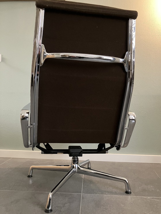 Image 1 of Eames Ea 222 Soft Pad Lounge Chair 1987 Vintage Vitra Design