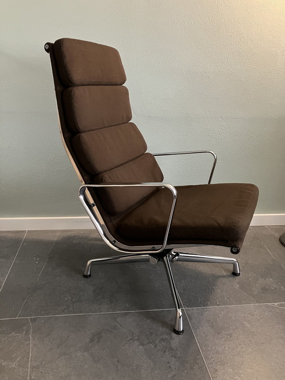 Image 1 of Eames Ea 222 Soft Pad Lounge Chair 1987 Vintage Vitra Design