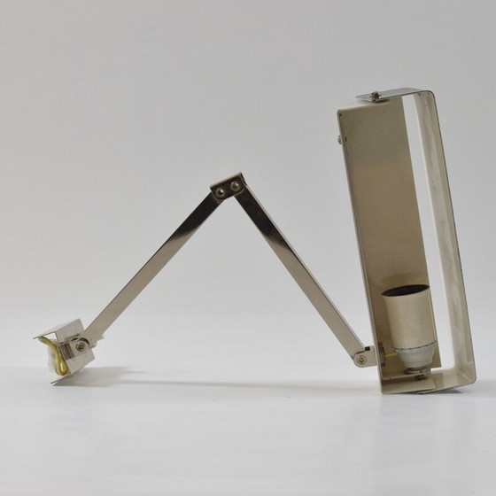 Image 1 of Lampe murale télescopique vintage à 3 rotules, 1960