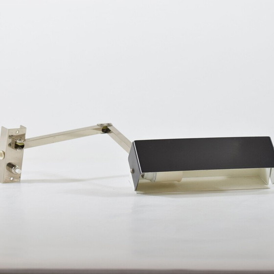 Image 1 of Lampe murale télescopique vintage à 3 rotules, 1960