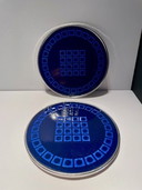 Silit Vintage / Retro Design Coasters Enamel (2 St/Pcs)