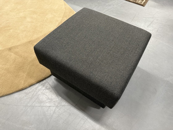 Image 1 of Gelderland 6441 Ensemble canapé + pouf Tissu Dune Brun Noir