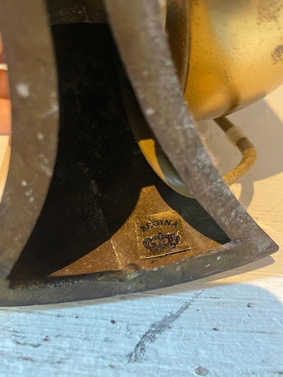 Image 1 of Lampe en laiton vintage par Regina
