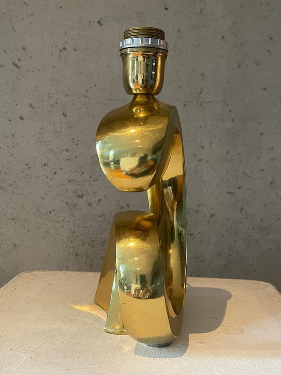 Image 1 of Lampe en laiton vintage par Regina